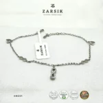Infinity & Heart Charm Anklet