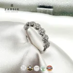 Celestial Sparkle Bridal CZ Jewellery Set – 925 Sterling Silver Rhodium Plated Thai - Image 2