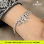 Premium Luxury Bridal Cubic Zirconia Jewellery Set in 925 Silver - Image 3