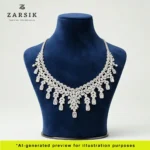 Premium Luxury Bridal Cubic Zirconia Jewellery Set in 925 Silver - Image 5