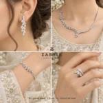 BD006 Bridal Jewellery Set Try On