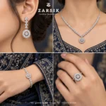 BD007 Bridal Jewellery Set Try On Image