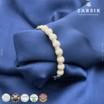 Beaded Bracelet with Cubic Zirconia