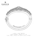 Sparkling Cubic Zirconia Tennis Bracelet | Thai luxury Rhodium Plated - Image 5