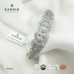Sparkling Cubic Zirconia Bangle Bracelet