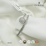 Open Bangle with Sparkling Centrepiece
