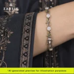 Mystic Meadow 925 Oxidised Silver Opal & Peridot Bracelet | Nature-Inspired Vintage Jewellery - Image 2