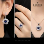 Midnight Sunburst 925 Sterling Silver Jewellery Set Preview