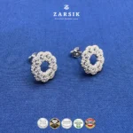 Sparkling 925 Silver Cubic Zirconia Jewellery Set – Necklace, Bracelet, Ring & Earrings - Image 4