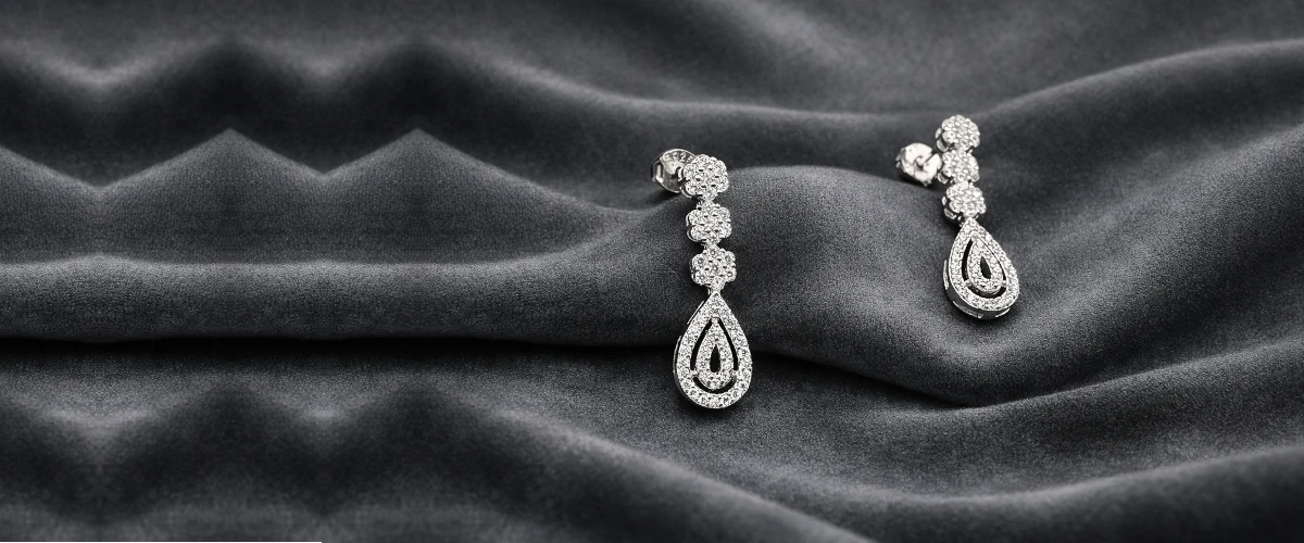 Radiant Teardrop Cascade Earrings