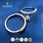 925 Sterling Silver Double Ring Set