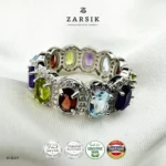 Stunning multi-gemstone ring