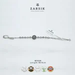 925 Silver Floral Cluster Bracelet