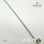 Italian 925 Sterling Silver Ball Chain Necklace – CH003 - Image 3
