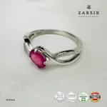 Natural Ruby 925 Silver Ring | Elegant Thai Design - Image 4