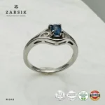 Natural Sapphire 925 Silver Ring | Thai Elegance - Image 4