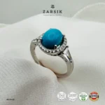 Natural Turquoise 925 Silver Ring