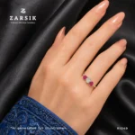 Natural Ruby and Opal Ring in 925 Silver | Thai Crafted - Image 2