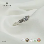 Celeste Round CZ 925 Silver Ring | Elegant Solitaire Style - Image 5
