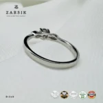 Celeste Round CZ 925 Silver Ring | Elegant Solitaire Style - Image 6