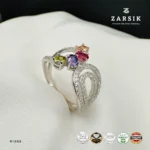 Aurora Bloom 925 Silver Ring