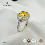 Stunning Golden Stone 925 Silver Ring | Thai Statement Elegance - Image 4