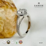 Split Shank 925 Silver Ring