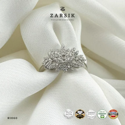 Vintage Cluster Cocktail Ring