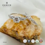 Radiant Moissanite 925 Silver Stackable Ring Set | 1.50ct D GRA Certified - Image 3