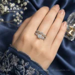 Radiant Moissanite 925 Silver Stackable Ring Set | 1.50ct D GRA Certified - Image 2