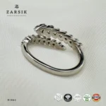 Celestial Vine Moissanite 925 Silver Ring | GRA Certified - Image 5