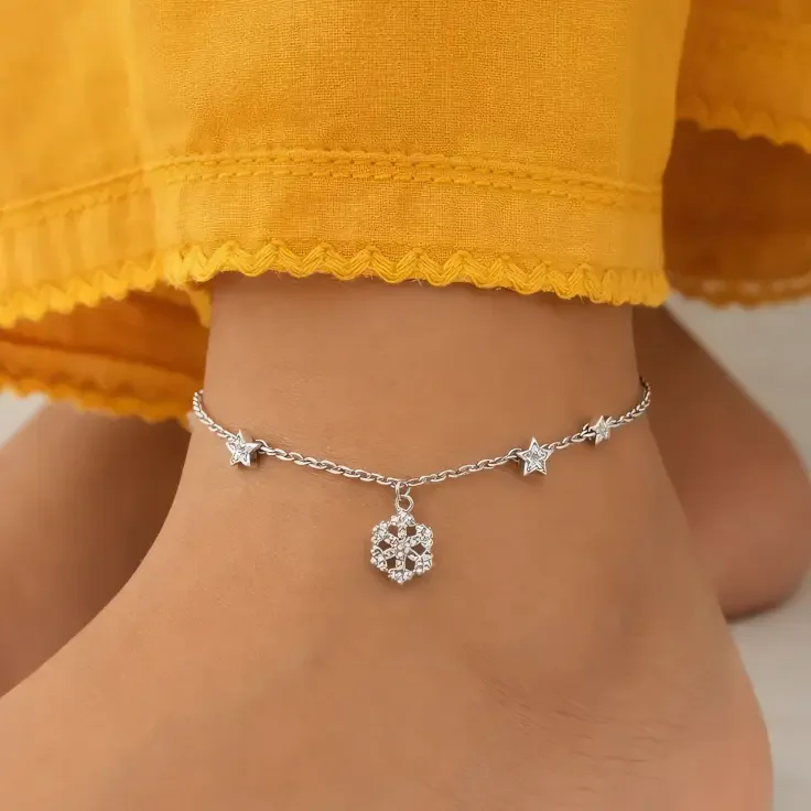 925 Silver Anklets
