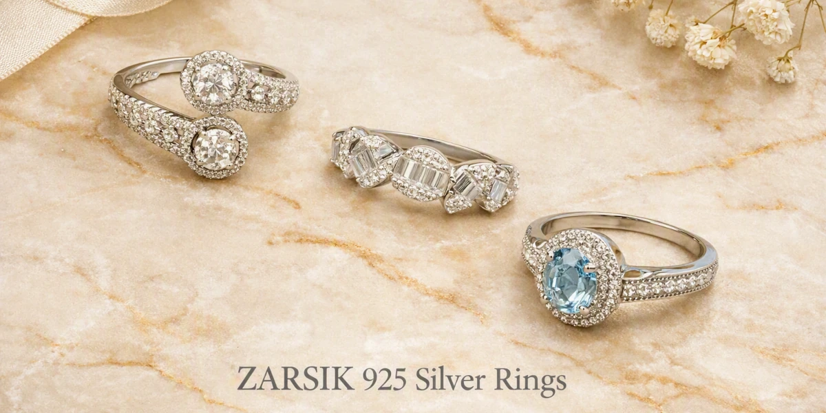 Premium 925 sterling silver rings by ZARSIK Pakistan